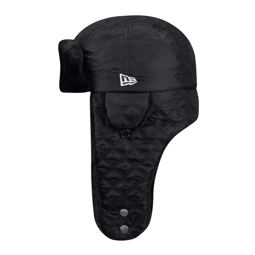 Dallas Cowboys New Era Quilted Trapper Hat Black - NFL