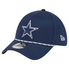 Dallas Cowboys New Era Featherweight Poly Rope Flex 39Thirty Hat Navy - NFL