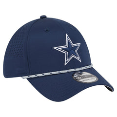 Dallas Cowboys New Era Featherweight Poly Rope Flex 39Thirty Hat Navy - NFL
