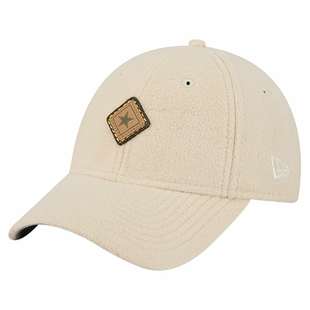 Dallas Cowboys New Era Women's Comfy 9FORTY Adjustable Hat Cream - NFL
