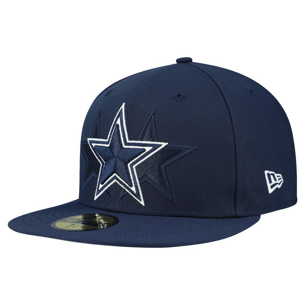 Dallas Cowboys New Era Tri-Hit 59FIFTY Fitted Hat Navy - NFL