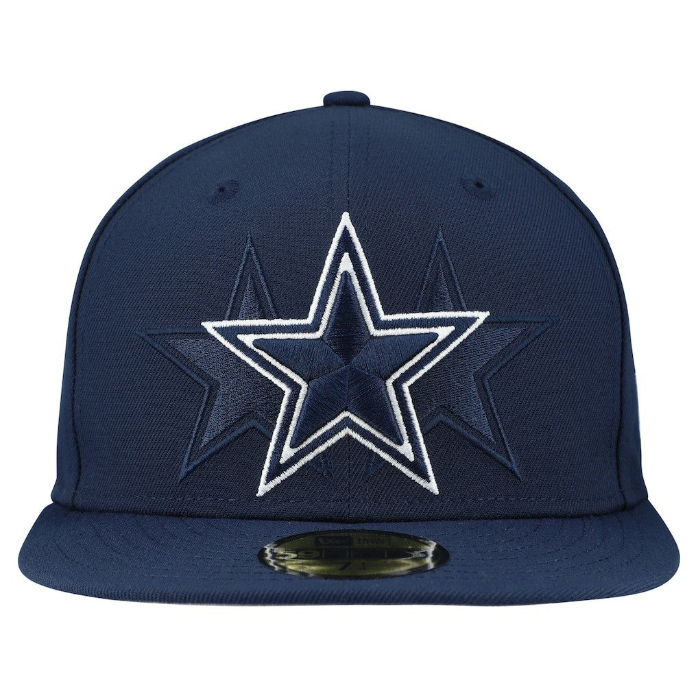 Dallas Cowboys New Era Tri-Hit 59FIFTY Fitted Hat Navy - NFL