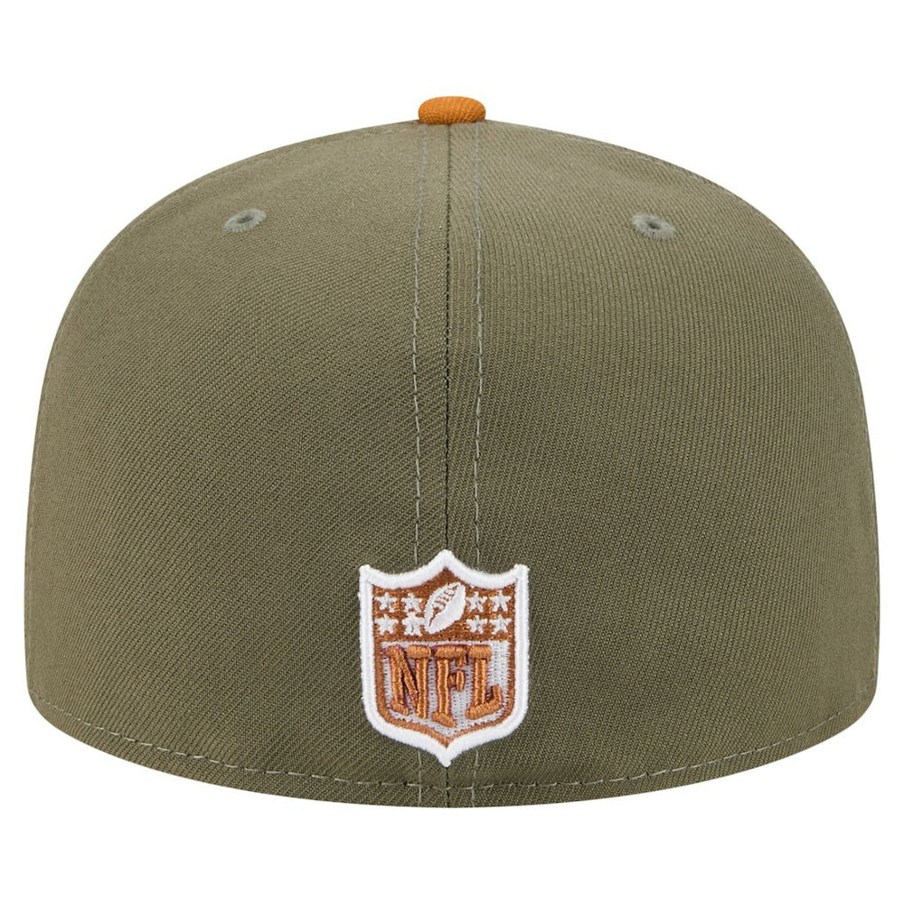 Dallas Cowboys New Era 2-Tone Color Pack A-Frame 59FIFTY Fitted Hat Olive/Brown - NFL