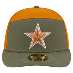 Dallas Cowboys New Era 2-Tone Color Pack Split Panel 59FIFTY Fitted Hat Olive/Brown - NFL