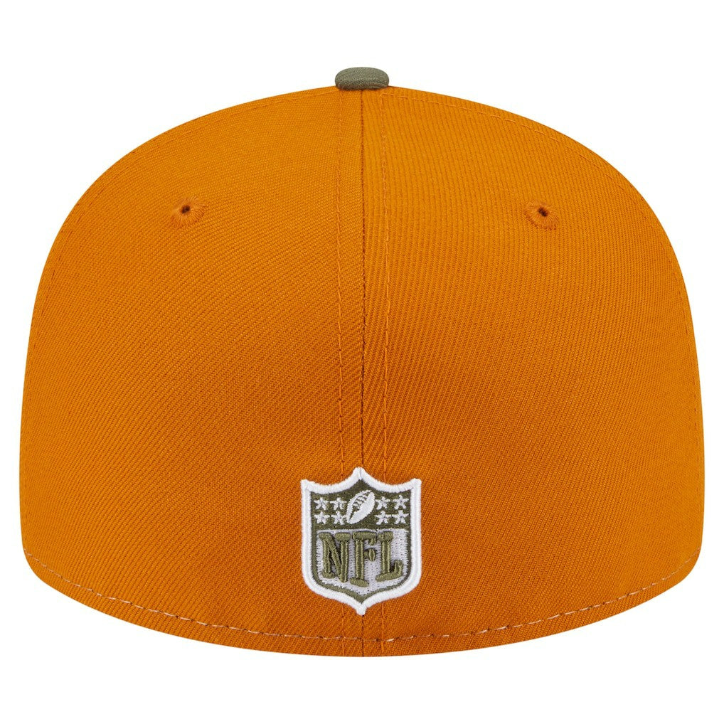 Dallas Cowboys New Era 2-Tone Color Pack Split Panel 59FIFTY Fitted Hat Olive/Brown - NFL