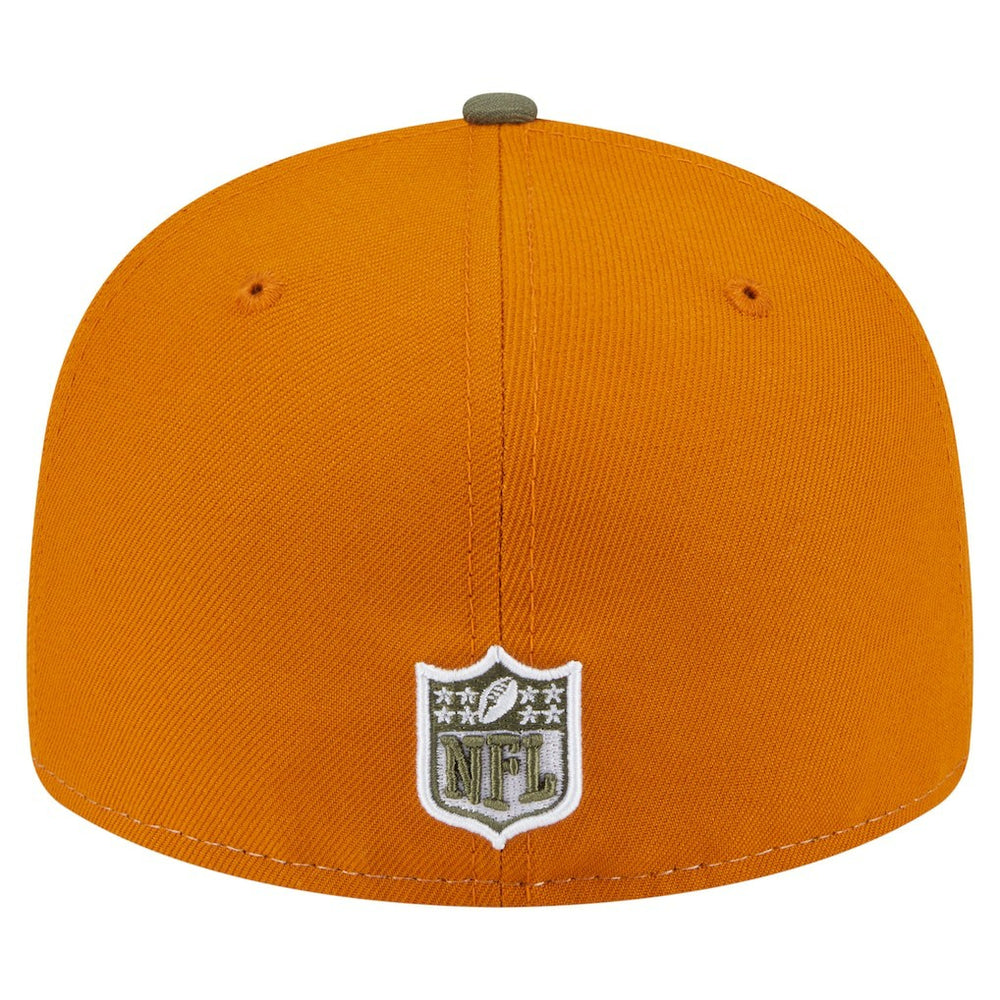 Dallas Cowboys New Era 2-Tone Color Pack Split Panel 59FIFTY Fitted Hat Olive/Brown - NFL