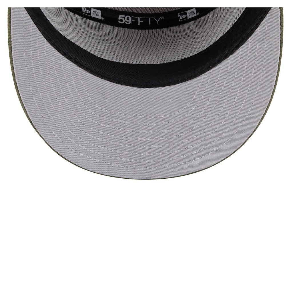 Dallas Cowboys New Era 2-Tone Color Pack Split Panel 59FIFTY Fitted Hat Olive/Brown - NFL