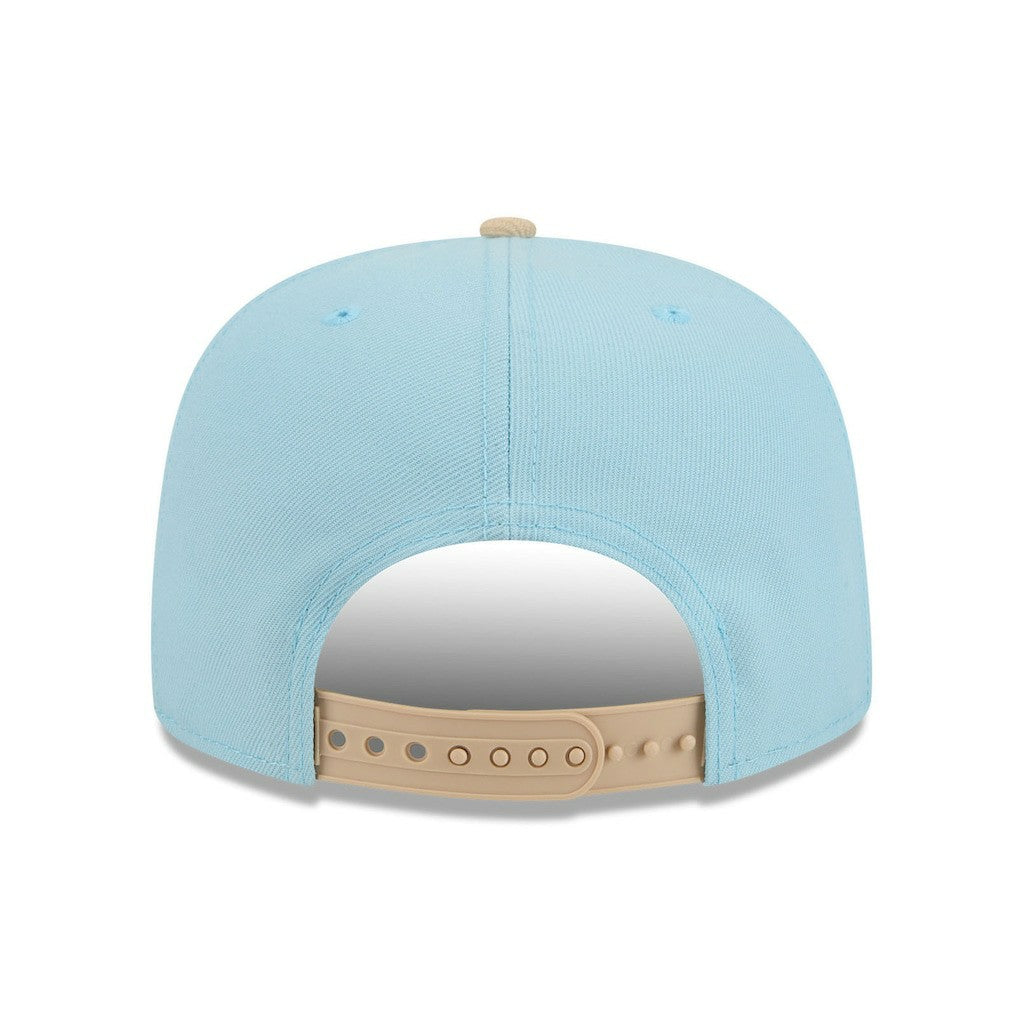 Dallas Cowboys New Era Two-Tone Color Pack A-Frame 9FIFTY Snapback Hat Light Blue/Brown - NFL
