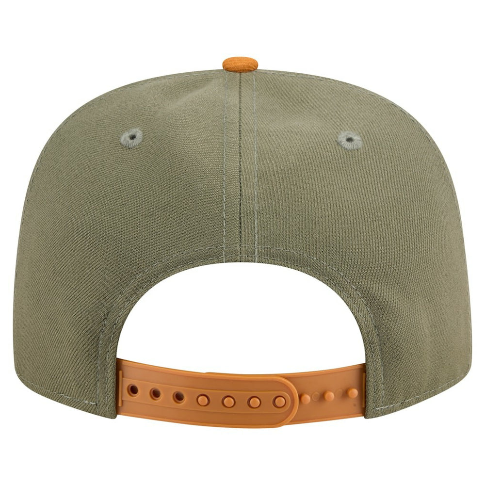 Dallas Cowboys New Era Two-Tone A-Frame 9FIFTY Snapback Hat Olive/Brown - NFL