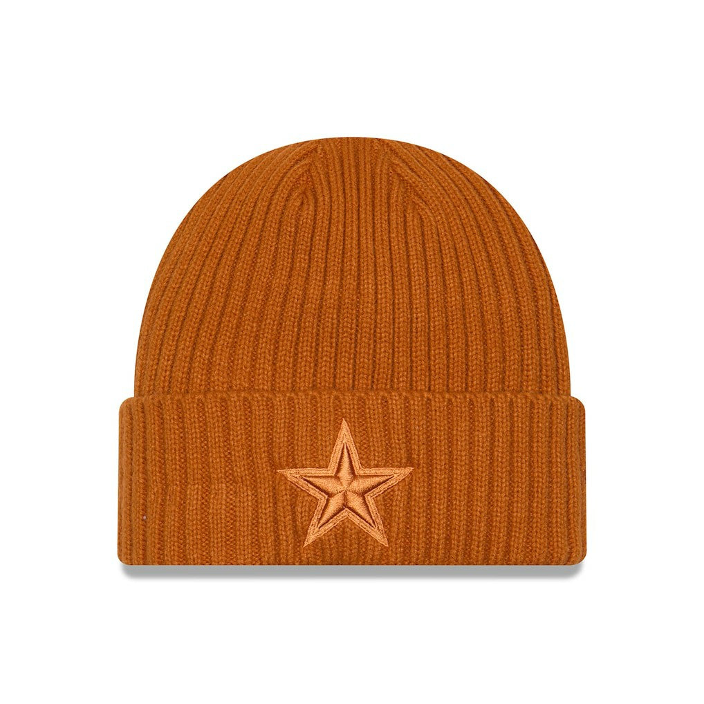 Dallas Cowboys New Era Color Pack Cuffed Knit Hat Brown - NFL