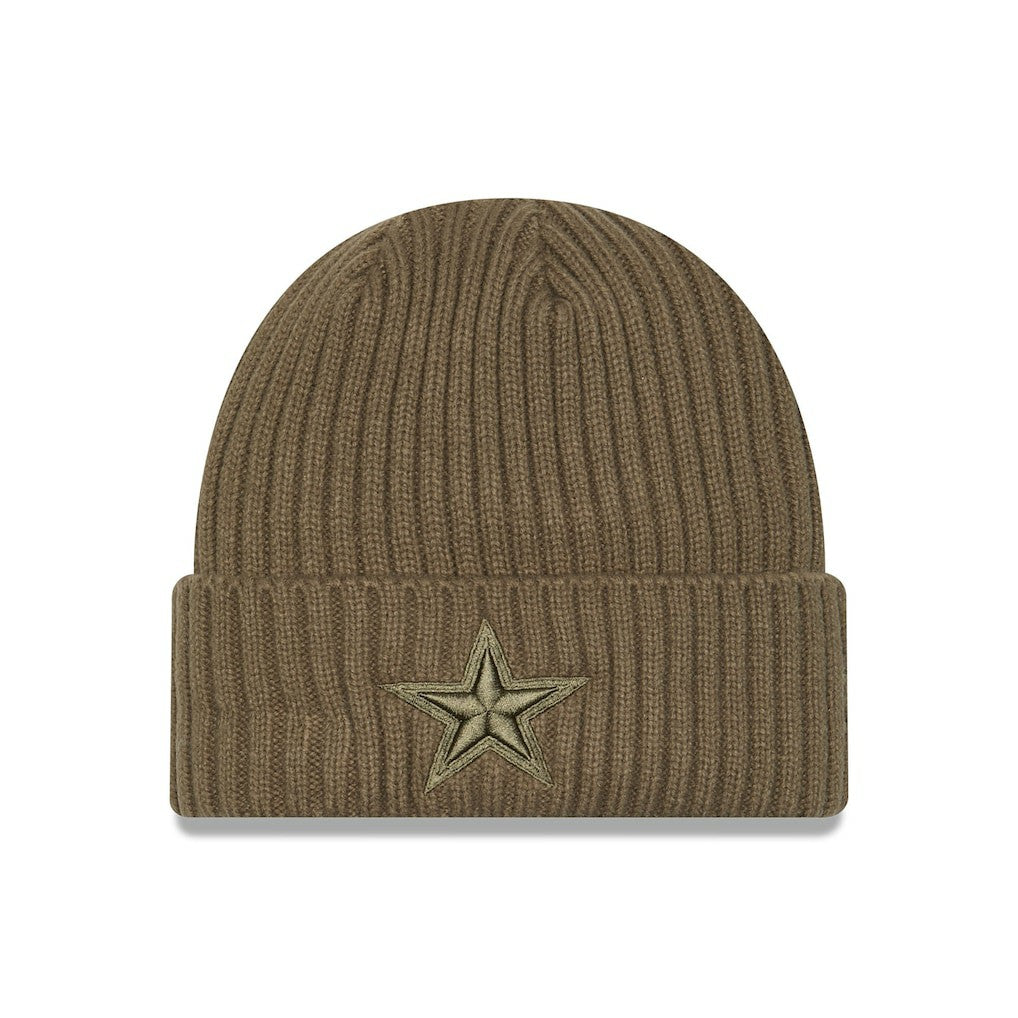 Dallas Cowboys New Era Color Pack Cuffed Knit Hat Olive - NFL