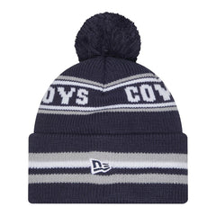 Dallas Cowboys New Era Pre-School Classic Cuffed Knit Hat with Pom Navy - NFL
