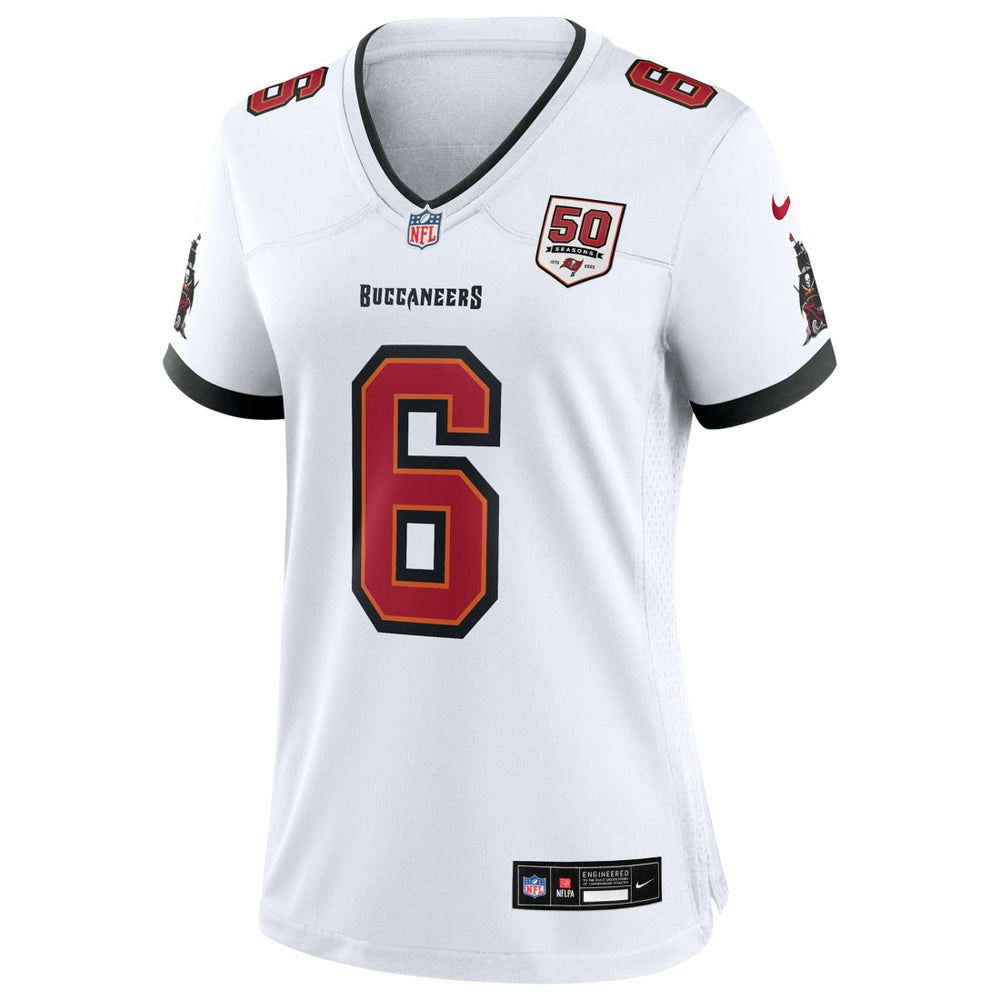 Baker Mayfield Tampa Bay Buccaneers Women's 50th Season White Game Jersey White - Nike