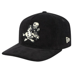 Dallas Cowboys New Era Retro Joe Nostalgic Corduroy Golfer Adjustable Hat Black - NFL