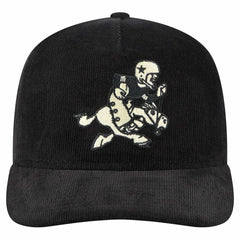 Dallas Cowboys New Era Retro Joe Nostalgic Corduroy Golfer Adjustable Hat Black - NFL
