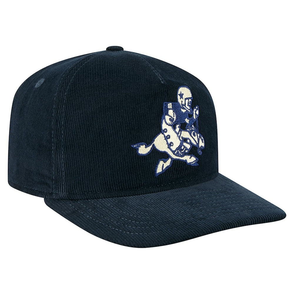 Dallas Cowboys New Era Retro Joe Nostalgic Corduroy Golfer Adjustable Hat Navy - NFL