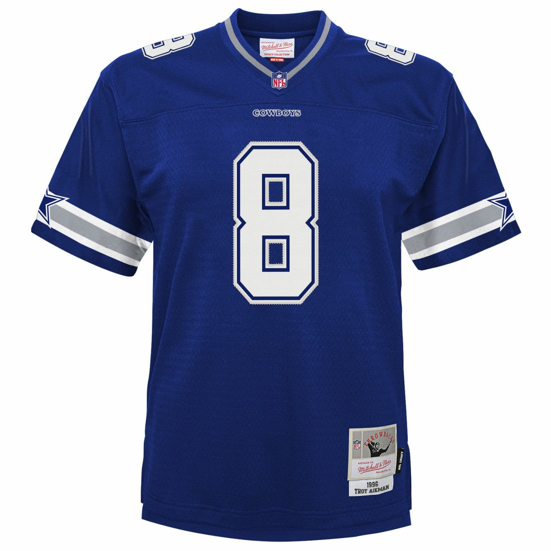 Troy Aikman Dallas Cowboys Preschool 1996 Retired Player Legacy Jersey Navy - Mitchell & Ness