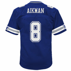 Troy Aikman Dallas Cowboys Preschool 1996 Retired Player Legacy Jersey Navy - Mitchell & Ness