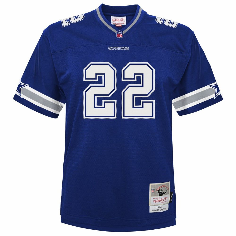 Emmitt Smith Dallas Cowboys Preschool 1996 Retired Player Legacy Jersey Navy - Mitchell & Ness