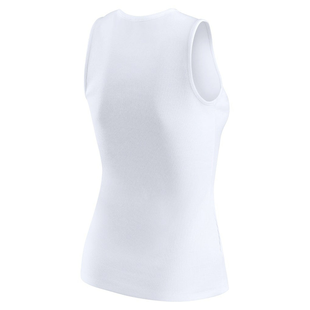 Houston Texans WEAR by Erin Andrews Women's Ribbed Graphic Tank Top White - NFL