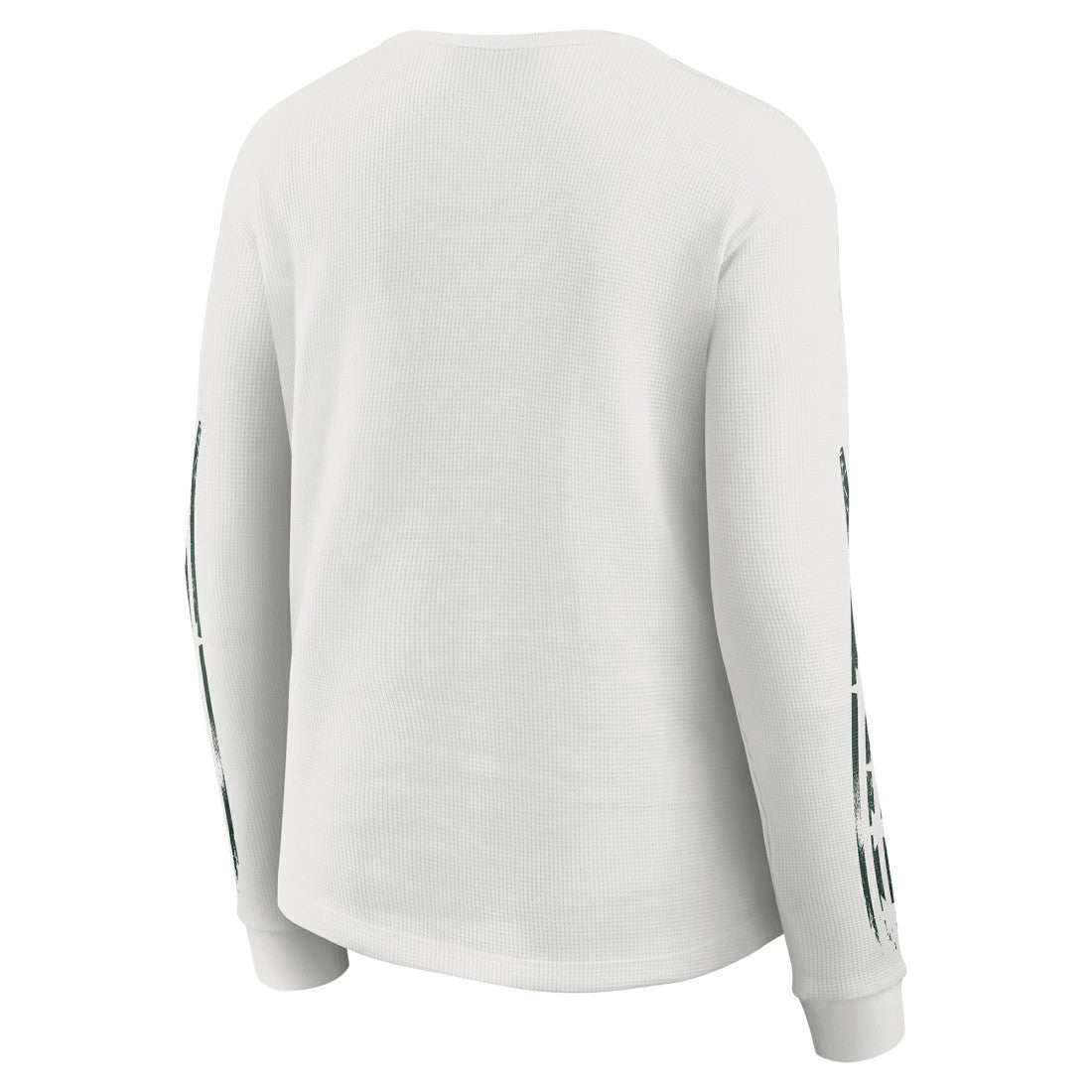 Green Bay Packers WEAR by Erin Andrews Women's Graphic Waffle Long-Sleeve T-Shirt White - NFL