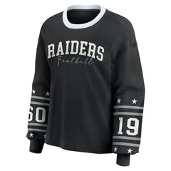 Las Vegas Raiders WEAR by Erin Andrews Women's Sport Long-Sleeve T-Shirt Black - NFL