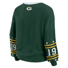 Green Bay Packers WEAR by Erin Andrews Women's Plus Size Sport Long-Sleeve T-Shirt Green - NFL