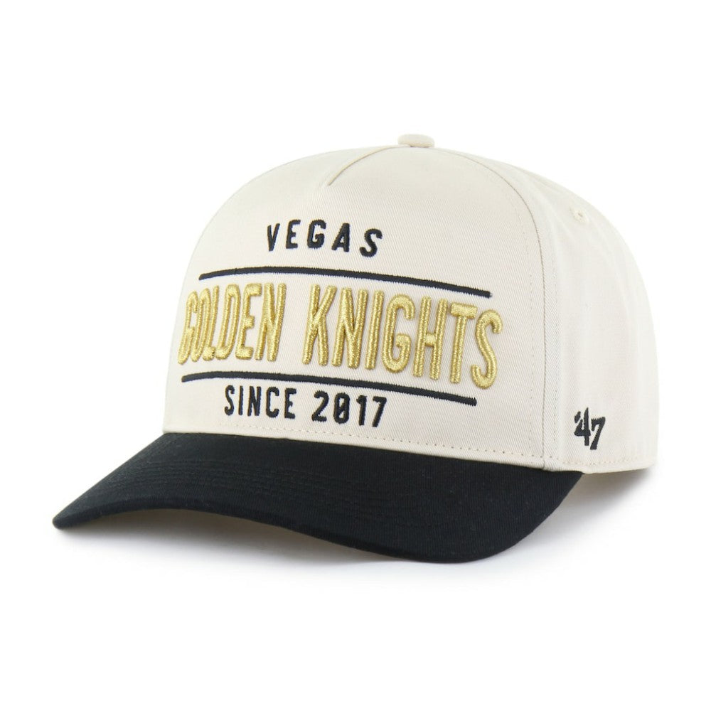 Vegas Golden Knights '47 Expansion Debut Two-Tone Hitch Adjustable Hat Cream/Black