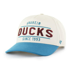 Anaheim Ducks - '47 Expansion Debut Two-Tone Hitch Adjustable Hat Cream/Teal