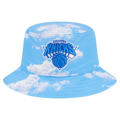 New Era - New York Knicks Summer Sun and Storm Reversible Bucket Hat - Black/Light Blue