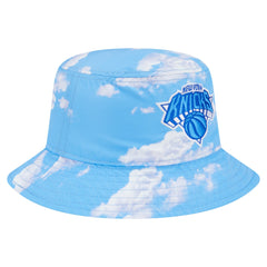 New Era - New York Knicks Summer Sun and Storm Reversible Bucket Hat - Black/Light Blue