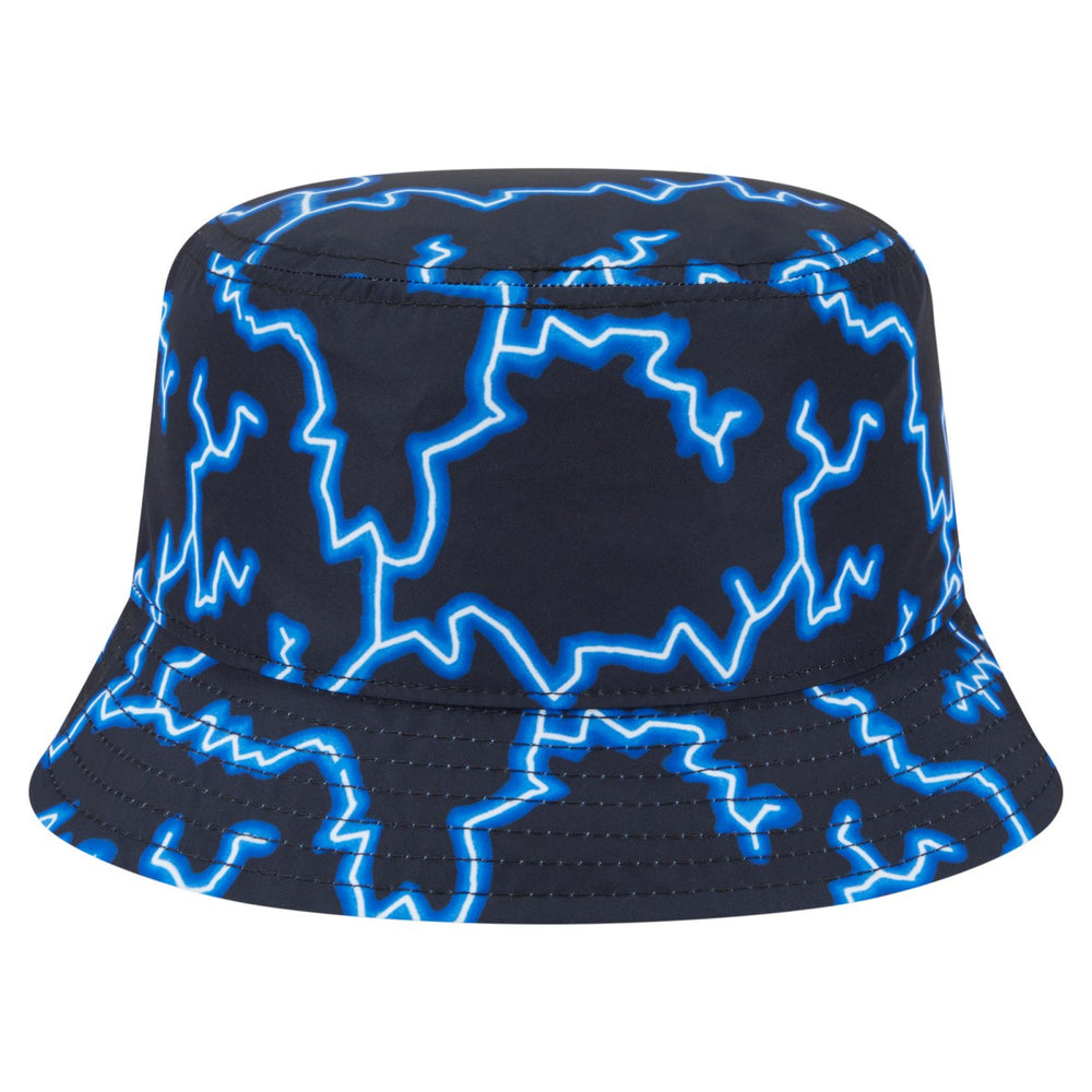 New Era - New York Knicks Summer Sun and Storm Reversible Bucket Hat - Black/Light Blue