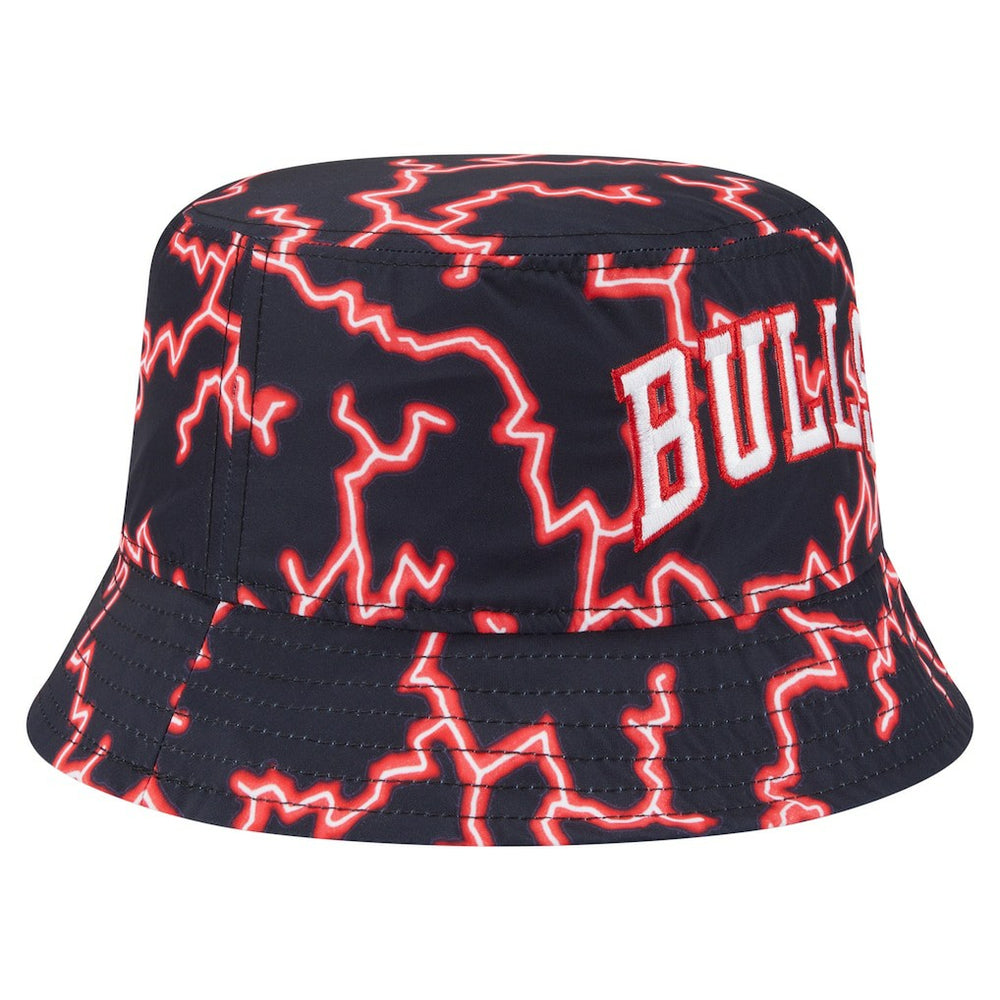 New Era - Chicago Bulls Summer Sun and Storm Reversible Bucket Hat - Black/Light Blue