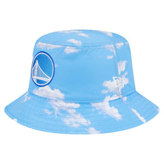 New Era - Golden State Warriors Summer Sun and Storm Reversible Bucket Hat - Black/Light Blue