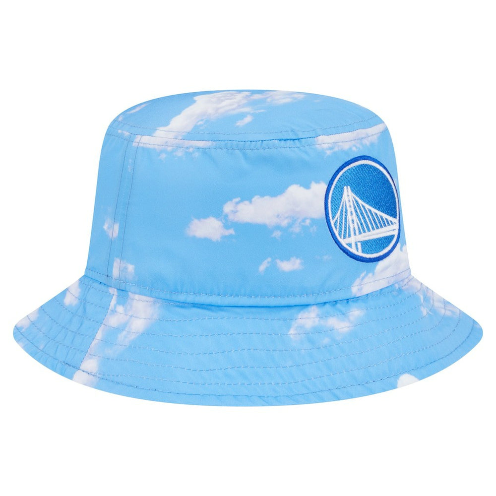 New Era - Golden State Warriors Summer Sun and Storm Reversible Bucket Hat - Black/Light Blue