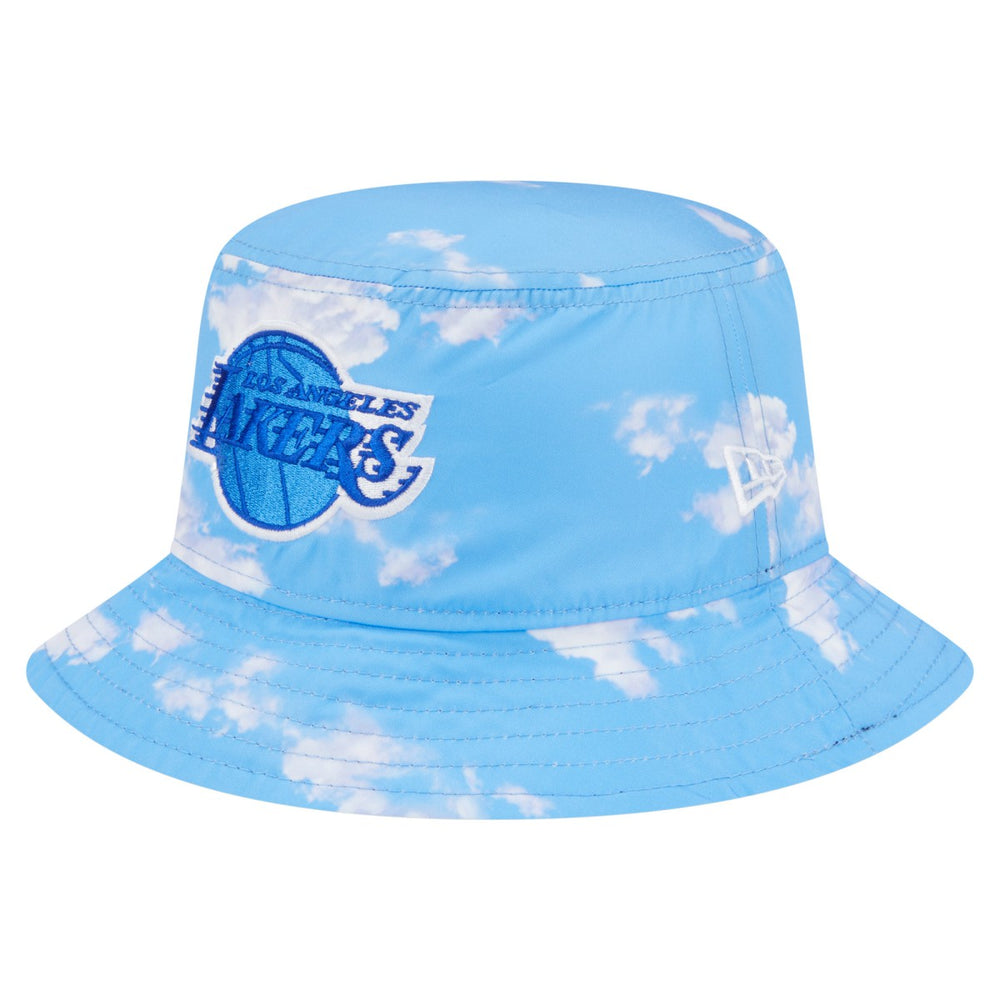 New Era - Los Angeles Lakers Summer Sun and Storm Reversible Bucket Hat - Black/Light Blue