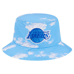New Era - Los Angeles Lakers Summer Sun and Storm Reversible Bucket Hat - Black/Light Blue