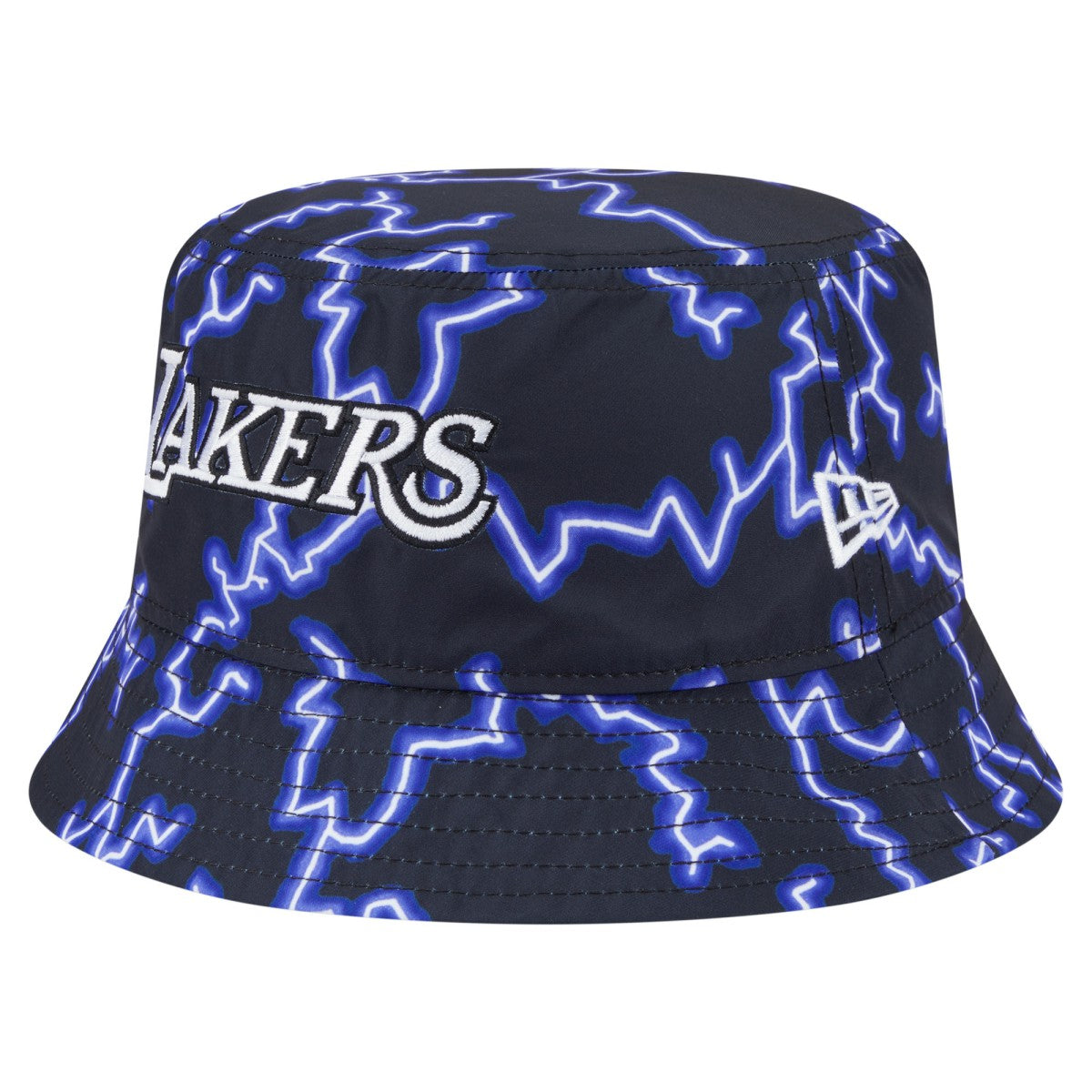 New Era - Los Angeles Lakers Summer Sun and Storm Reversible Bucket Hat - Black/Light Blue
