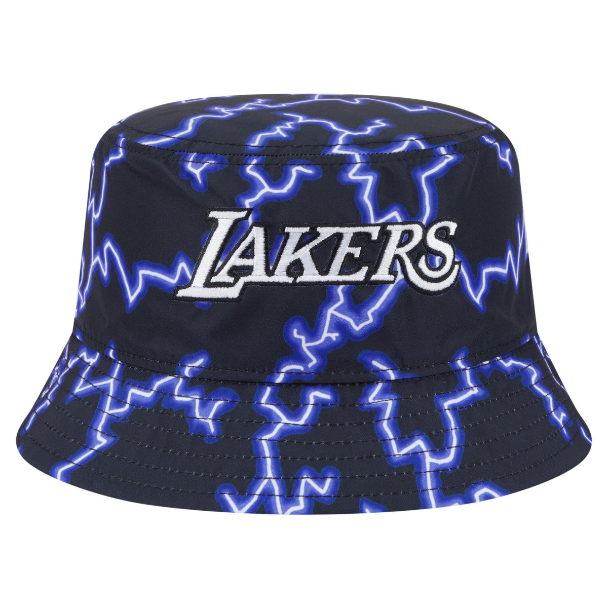 New Era - Los Angeles Lakers Summer Sun and Storm Reversible Bucket Hat - Black/Light Blue