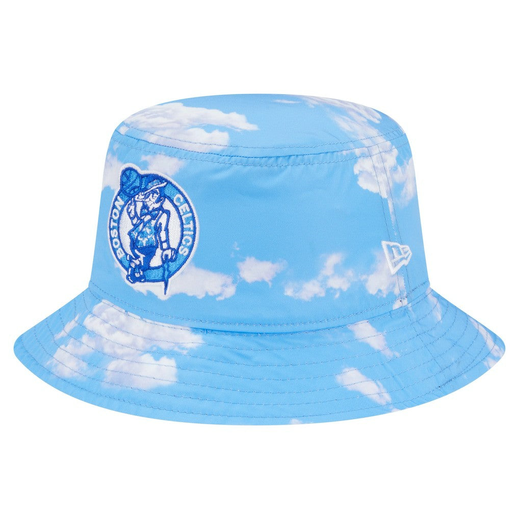 New Era - Boston Celtics Summer Sun and Storm Reversible Bucket Hat - Black/Light Blue