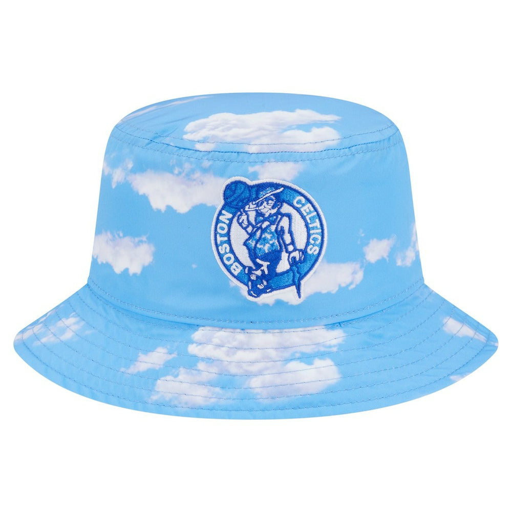 New Era - Boston Celtics Summer Sun and Storm Reversible Bucket Hat - Black/Light Blue