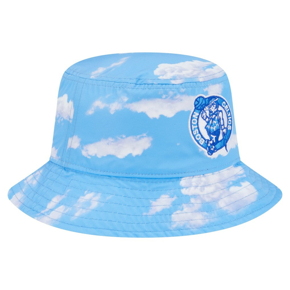 New Era - Boston Celtics Summer Sun and Storm Reversible Bucket Hat - Black/Light Blue