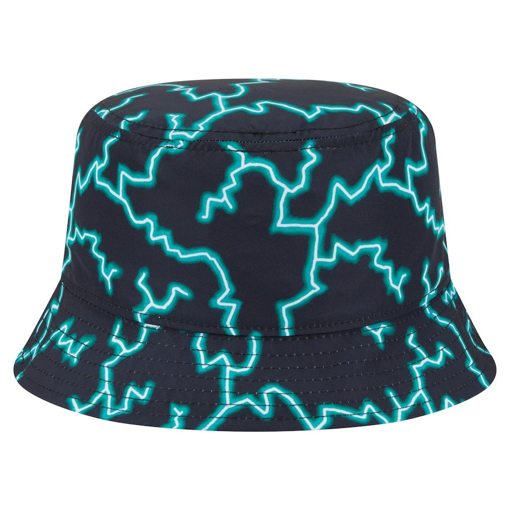 New Era - Boston Celtics Summer Sun and Storm Reversible Bucket Hat - Black/Light Blue