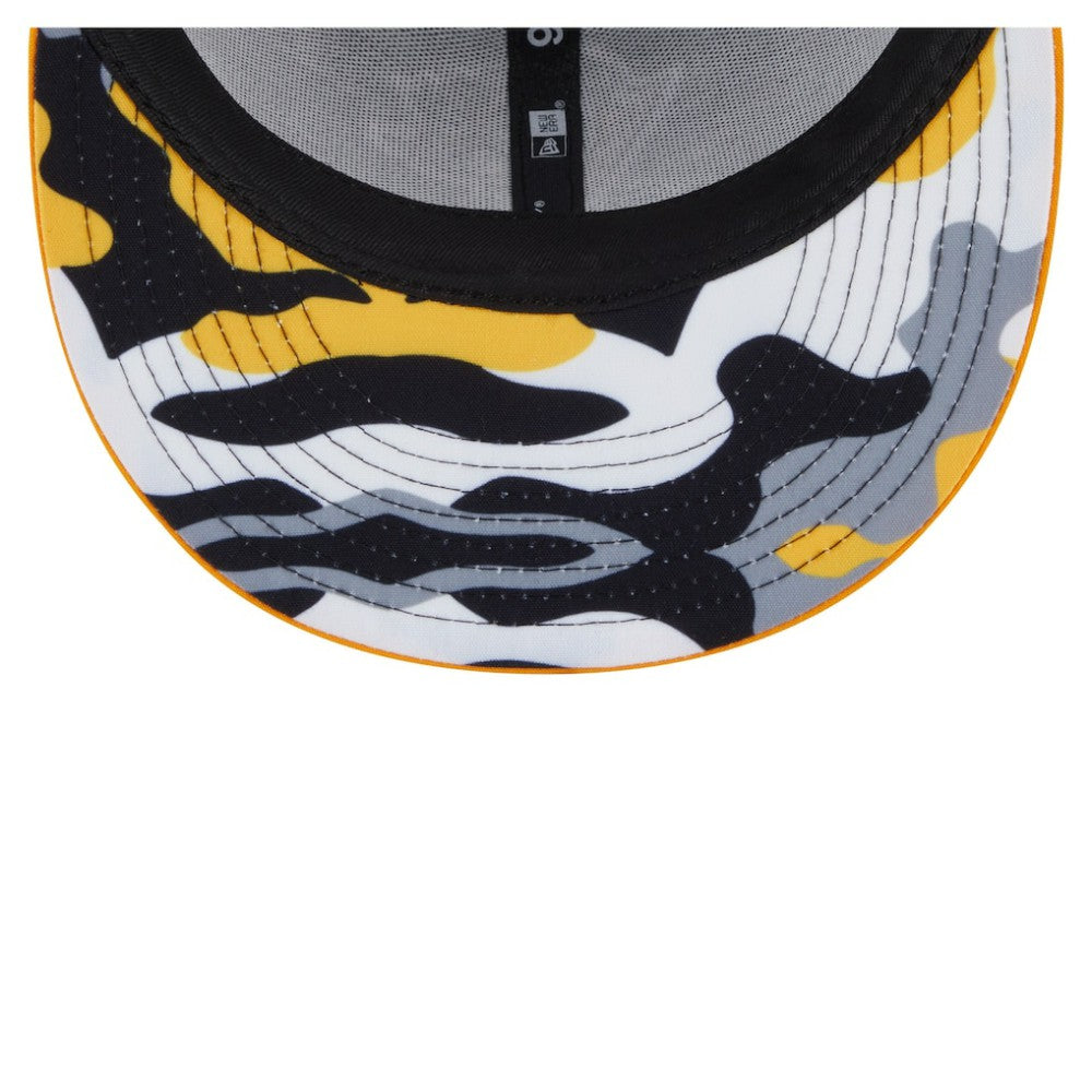 Pittsburgh Penguins New Era Camo Meshback 9FIFTY Snapback Hat Black/Gold