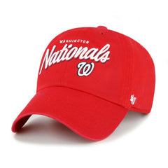 Washington Nationals '47 Women's Ariana Clean Up Adjustable Hat Sale