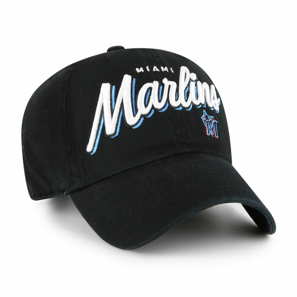 Miami Marlins '47 Women's Ariana Clean Up Adjustable Hat On Sale