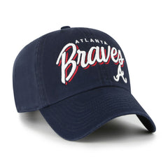 Atlanta Braves '47 Women's Ariana Clean Up Adjustable Hat On Sale