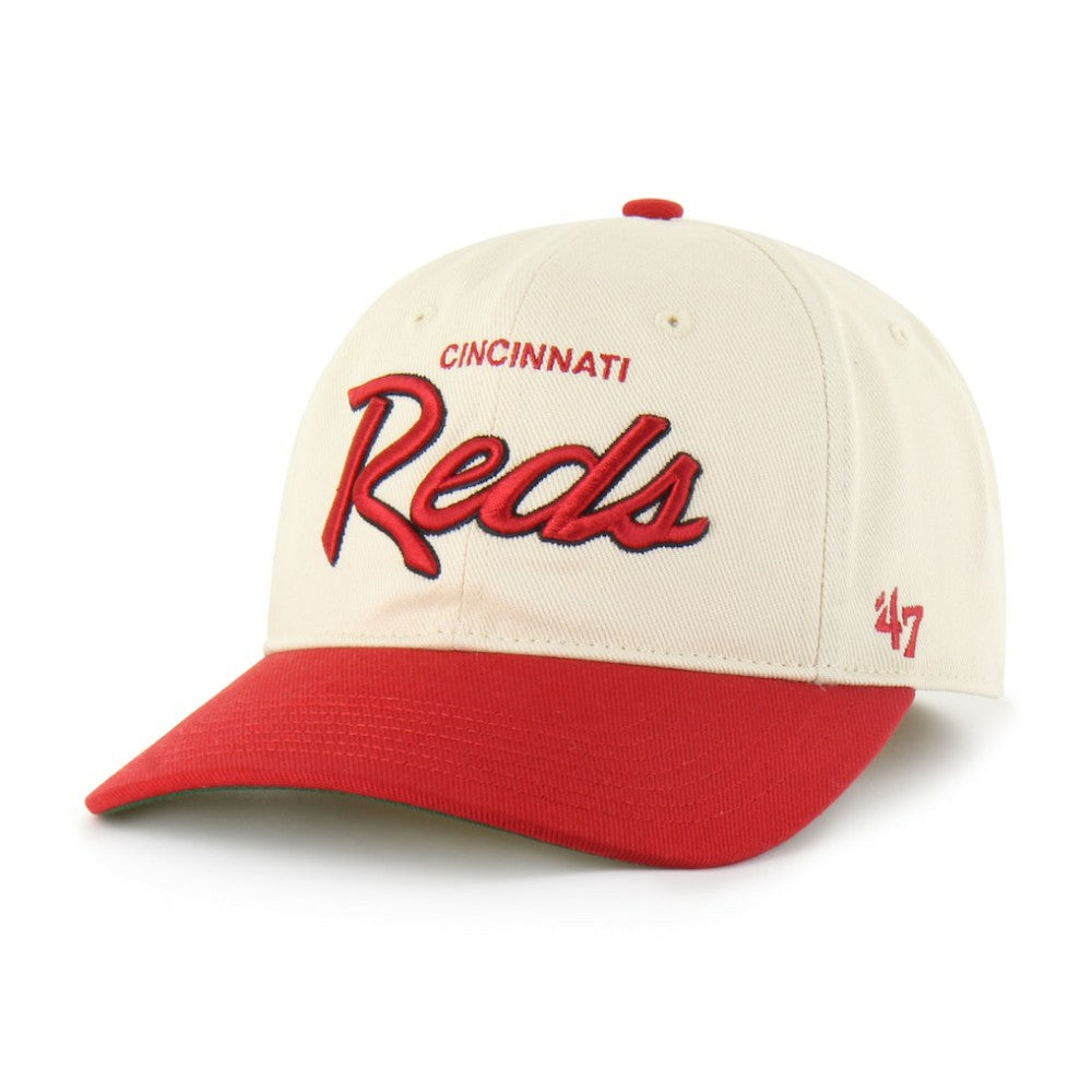 Cincinnati Reds '47 Crosstown Franchise Fitted Hat Lifestyle