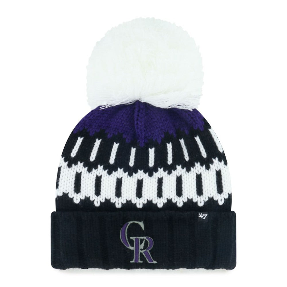 Colorado Rockies '47 Women's Felicity Cuffed Knit Hat with Pom Near Me