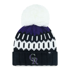 Colorado Rockies '47 Women's Felicity Cuffed Knit Hat with Pom Near Me